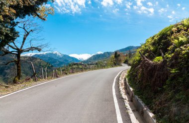 Dağlar, Ajara, Georgia.Caucasus manzara