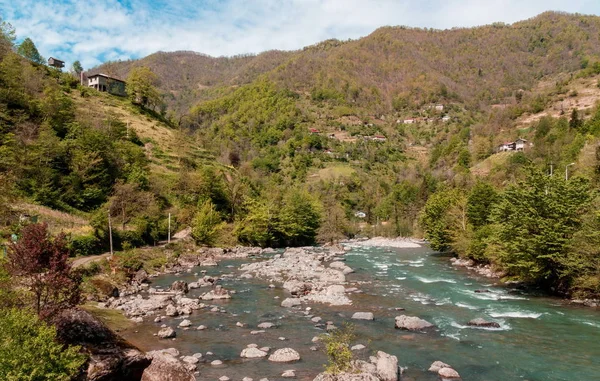 Landscape in the mountains, Ajara, Georgia.Caucasus — Stock Photo, Image