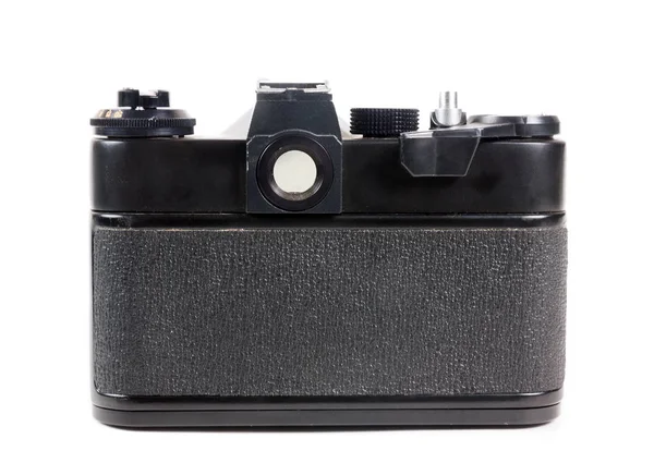 Fotocamera retrò analogica su bianco — Foto Stock