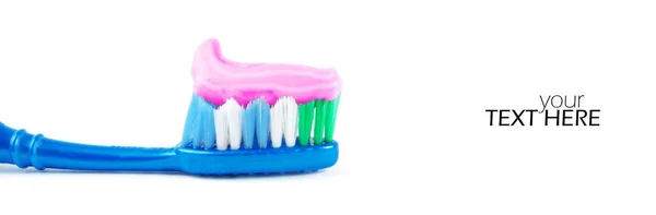 Cepillo de dientes con el espacio de copia —  Fotos de Stock