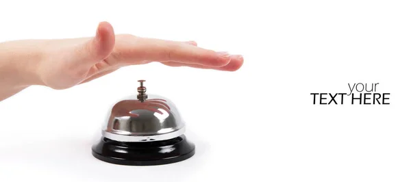 Ring bell with the copy space — Stock Photo, Image