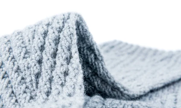 Closeup Knitted Scarf — Stock Photo, Image