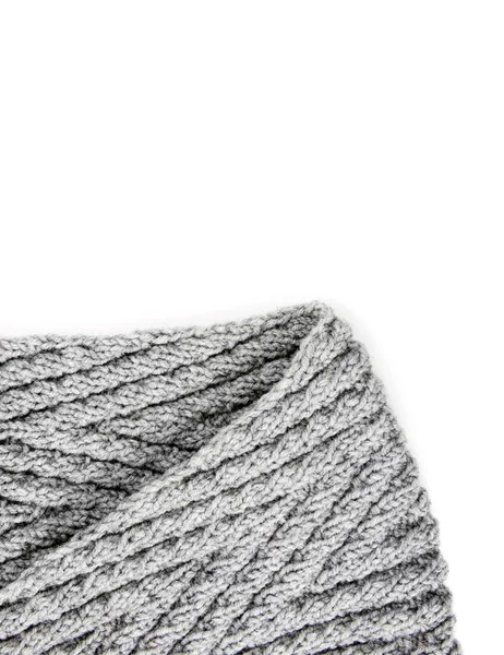 Closeup Knitted Scarf — Stock Photo, Image