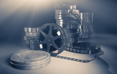 Film yapımı kavramı sahne.
