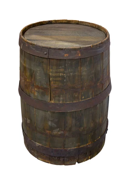 Velho barril de madeira . — Fotografia de Stock