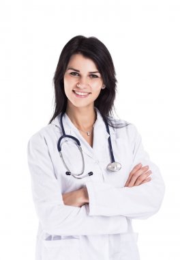 Genç, güzel, samimi, güleryüzlü ve yetenekli kadın doktor.