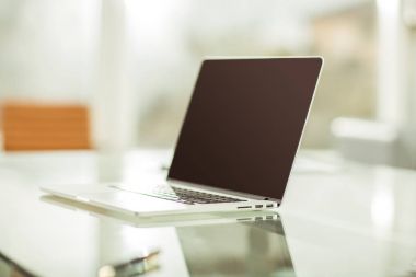 laptop ile mali çizge üstünde belgili tanımlık perde işadamı işyerinde.