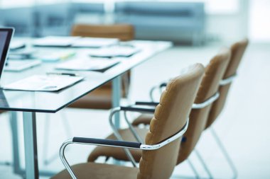 iş takım başlamadan önce çalışma günü için çalışma alanı.