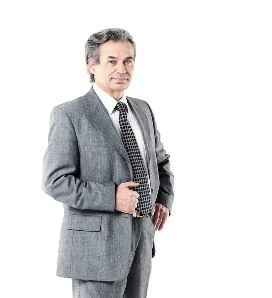 Portrait of an experienced business man aged — Stock Photo, Image