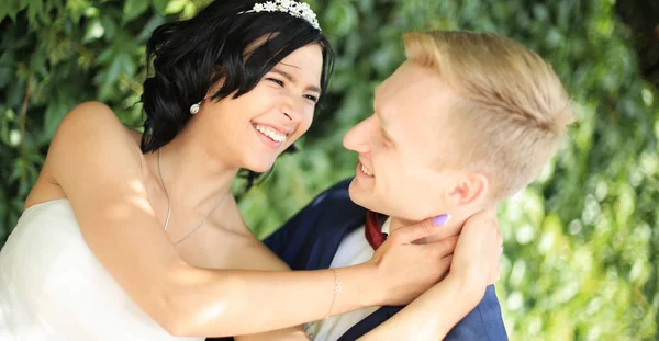 Begreppet happiness.couple kär Bridal. — Stockfoto