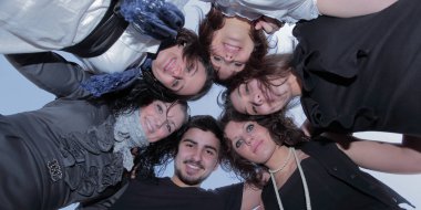 portre. başarılı iş takım .en ekip çalışması kavramı