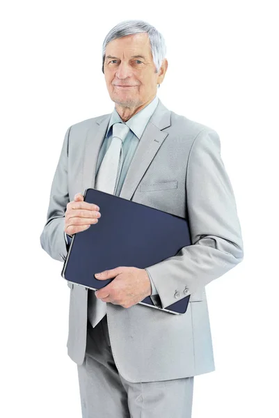 Bom homem de negócios na idade — Fotografia de Stock