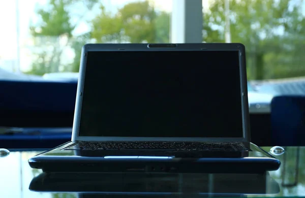 Closeup photo of laptop — Stock Photo, Image