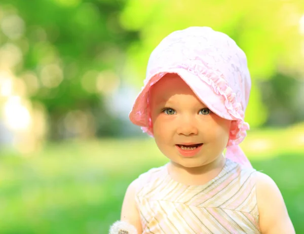 Little cute girl walking Royalty Free Stock Photos