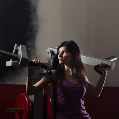 modern fitness club fitness derste modern iş kadın