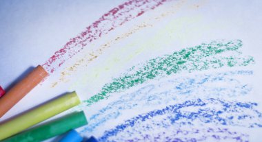 draw.isolated beyaz bir arka plan üzerinde için çocuk boya kalemi