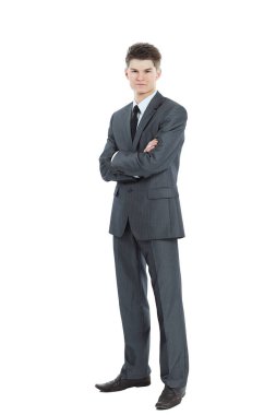 genç bir profesyonel tam growth.portrait içinde