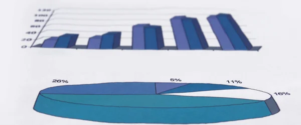 3D Render Stock Market Graph with Going Up Arrow — стоковое фото