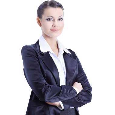 Beyaz üzerine Executive iş woman.isolated.