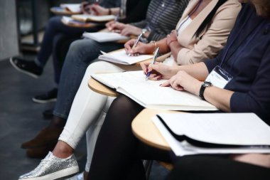 yakın çekim. Seminer karşılamak ağ Ups kavramı