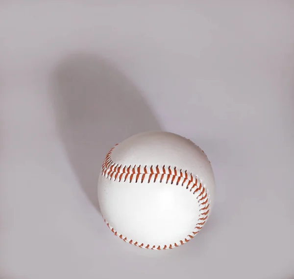 Palla da baseball .isolato su uno sfondo bianco  . — Foto Stock