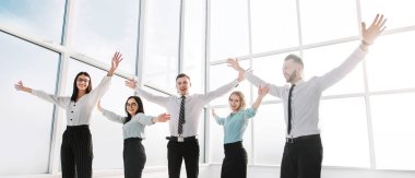 iş takım ayakta geniş yeni Office.