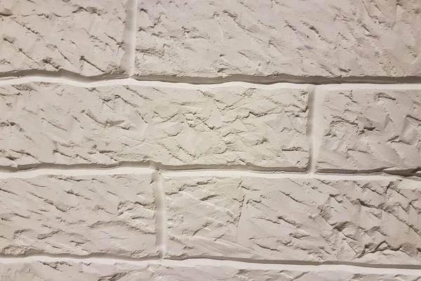 Parede de tijolo branco velho. fundo e textura — Fotografia de Stock