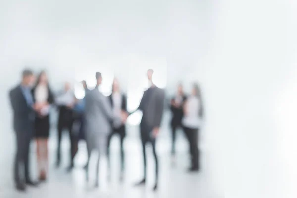 Image de fond d'un groupe de gens d'affaires dans le hall du bureau — Photo