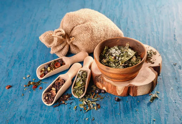 Dry herbs for making tea