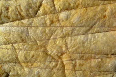 Mineral yün ile dize sabit ile yeni bir ahşap ev duvar