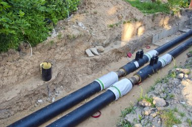 iki plastik yeni açmada tüp Isıtma 