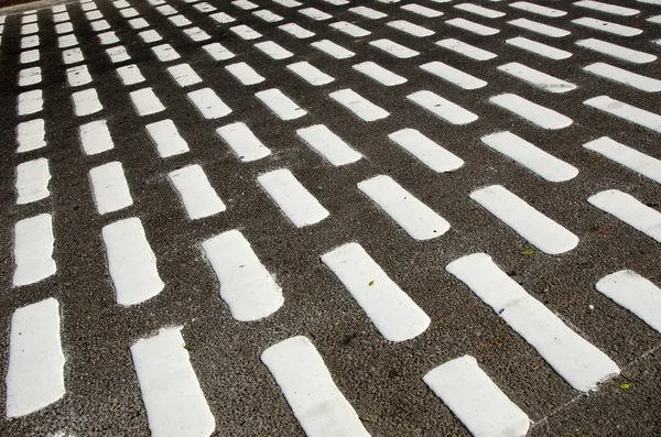 Sfondo asfalto strada in bianco e nero, India — Foto Stock