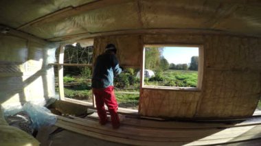 İşçi koruyucu Kask sabitleme duvar yalıtım malzemesi Taş yünü ile