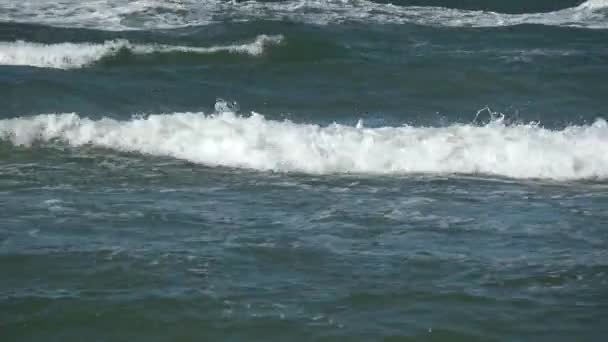 Streszczenie Wody Morskiej Fale Tło Wideo — Wideo stockowe