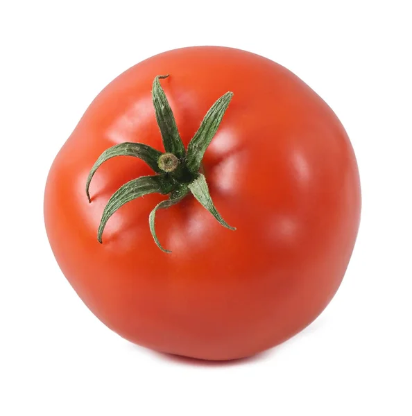 Rode tomaten geïsoleerd op witte achtergrond — Stockfoto