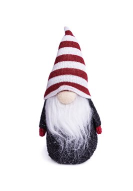 Beyaz arka planda izole edilmiş Noel cüceleri
