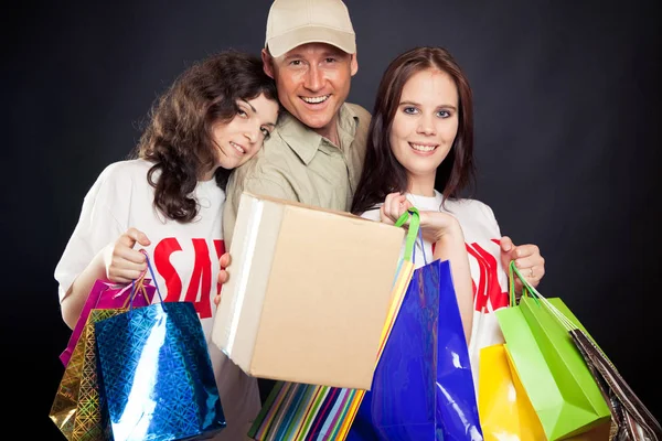 Group Of Young People Enjoying An Online Sale Event — Stock Photo, Image