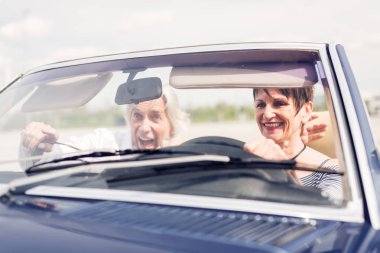 Üst düzey çift Cabrio bir klasik araba