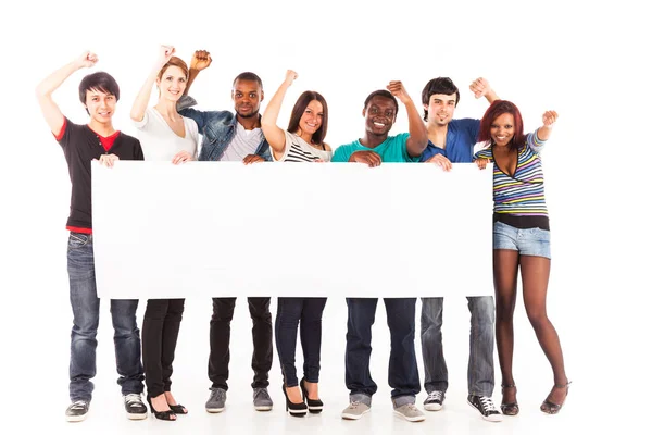 Multi-ethnic Group Of Young Adults — Stock Photo, Image