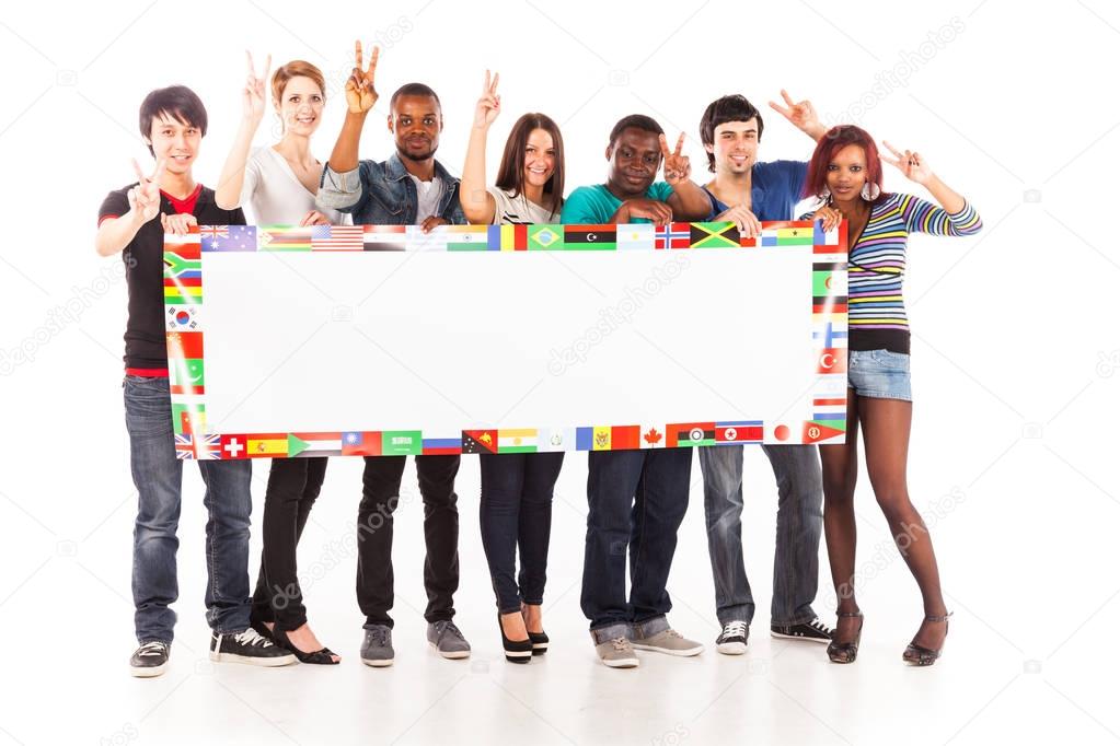 Multi-ethnic Group Of Young Adults