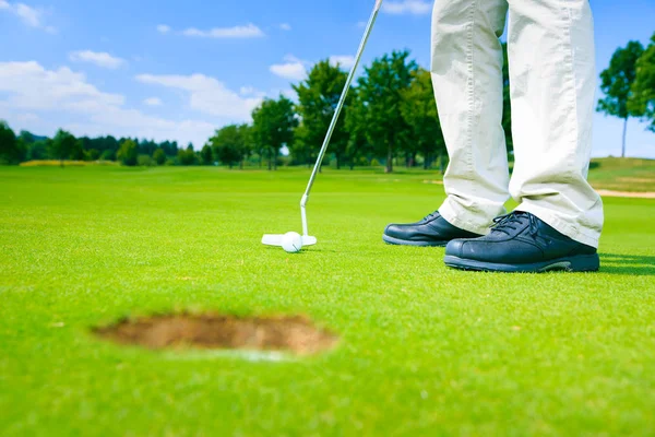 This Is A Really Easy Putting Challenge — Stock Photo, Image