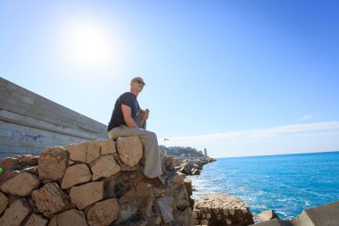 Nice yakınındaki gioca görüş zevk için turist