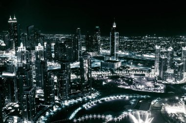 Dubai panorama geceleri