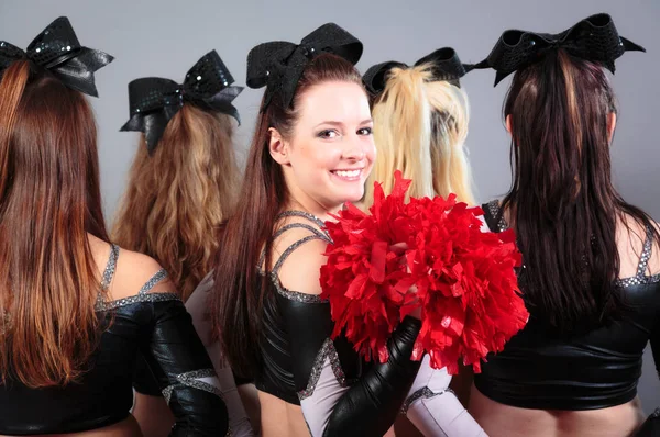 Groep van Cheerleaders — Stockfoto