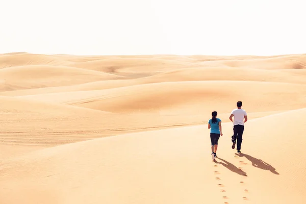 Correr en el desierto — Foto de Stock