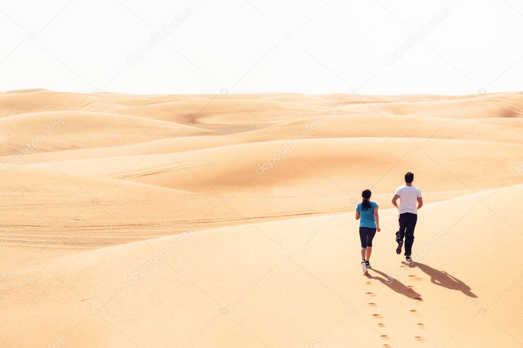 Jogging In The Desert