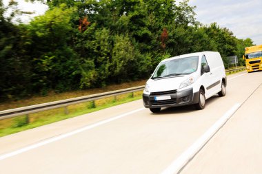 Teslimat Van karayolu üzerinde