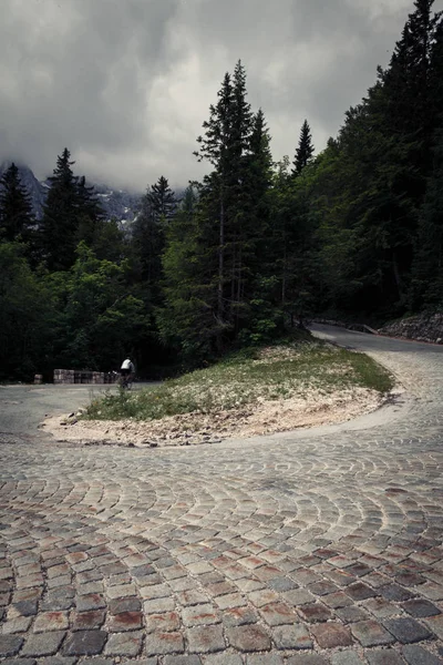 Switchback nos Alpes Eslovenos — Fotografia de Stock