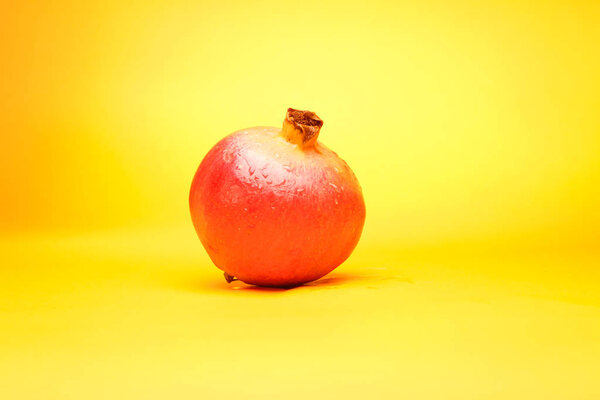 Pomegranate On Yellow