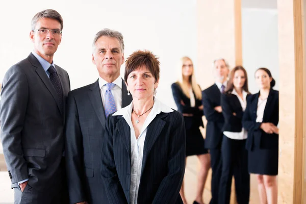 Business Team poseren voor een groepsfoto — Stockfoto